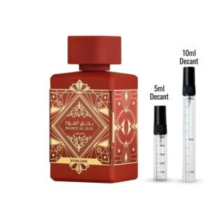 lattafa bade'e al oud sublime 5ml decant